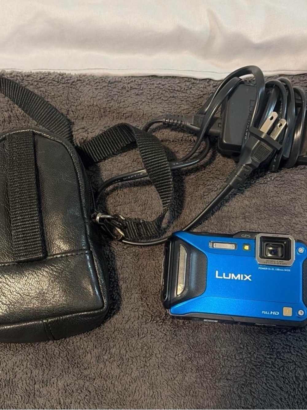 Panasonic Lumix DMC-TS5 Blue waterproof Compact Camera - Bright Blue Finish